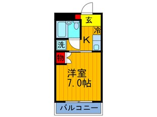 プレヂデントマンションⅠの物件間取画像